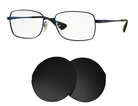 Ray-Ban RB6336M (55mm)-Replacement Lenses-Volcanic Black-Non-Polarized-Seek Optics
