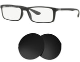 Ray-Ban Liteforce RB7035 (57mm)-Replacement Lenses-Volcanic Black-Non-Polarized-Seek Optics