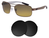 Ray-Ban RB8318 (62mm)-Replacement Lenses-Volcanic Black-Non-Polarized-Seek Optics
