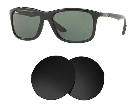 Ray-Ban RB8352 (57mm)-Replacement Lenses-Volcanic Black-Non-Polarized-Seek Optics
