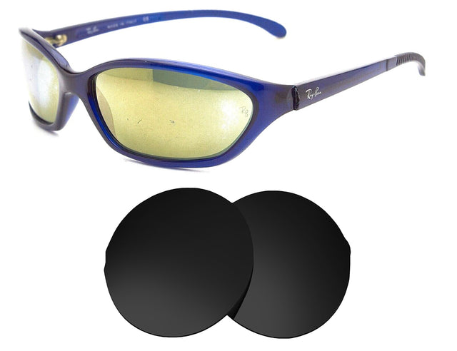 Ray-Ban RB4011 PS Glider (64mm)-Replacement Lenses-Volcanic Black-Non-Polarized-Seek Optics