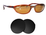 Ray-Ban RB4028 Cutters (54mm)-Replacement Lenses-Volcanic Black-Non-Polarized-Seek Optics