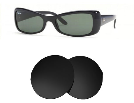 Ray-Ban RB4074 (53mm)-Replacement Lenses-Volcanic Black-Non-Polarized-Seek Optics