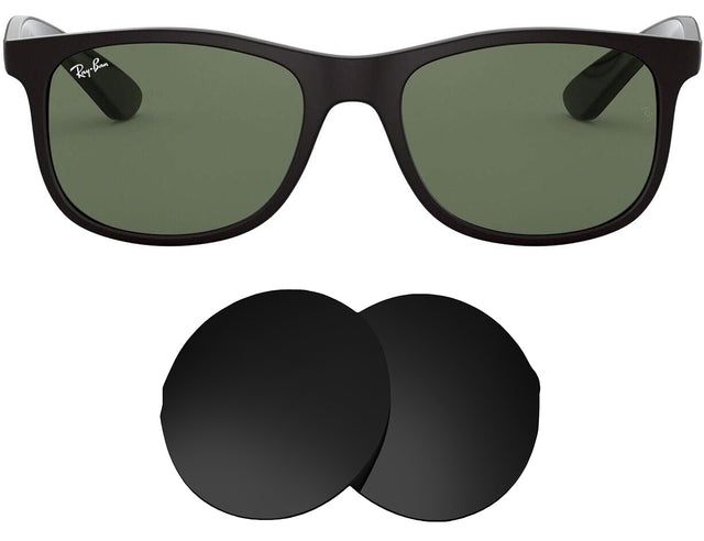 Ray-Ban RJ9062S (48mm)-Replacement Lenses-Volcanic Black-Non-Polarized-Seek Optics