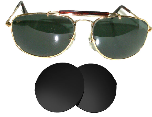 Ray-Ban W1079 Explorer 1992 Olympic-Replacement Lenses-Volcanic Black-Non-Polarized-Seek Optics