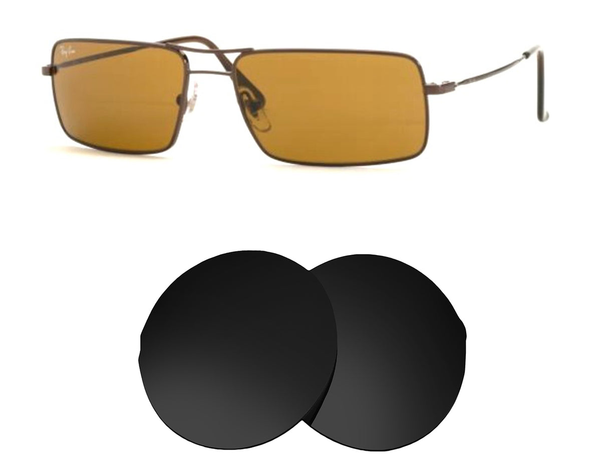 Ray-Ban RB3240 (60mm)-Replacement Lenses-Volcanic Black-Non-Polarized-Seek Optics