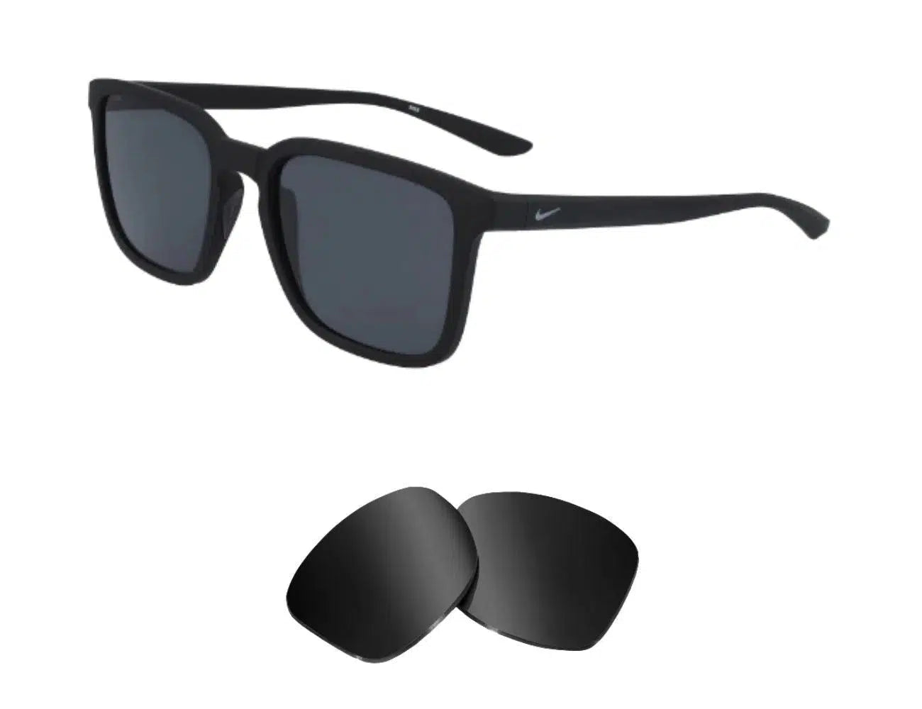 Seek Optics Nike Circuit Deep Red Mirror Non Polarized