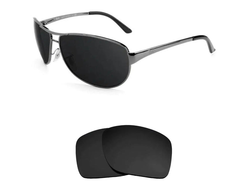 Ray-Ban Warrior RB 3342 60mm-Sunglass Lenses-Seek Optics