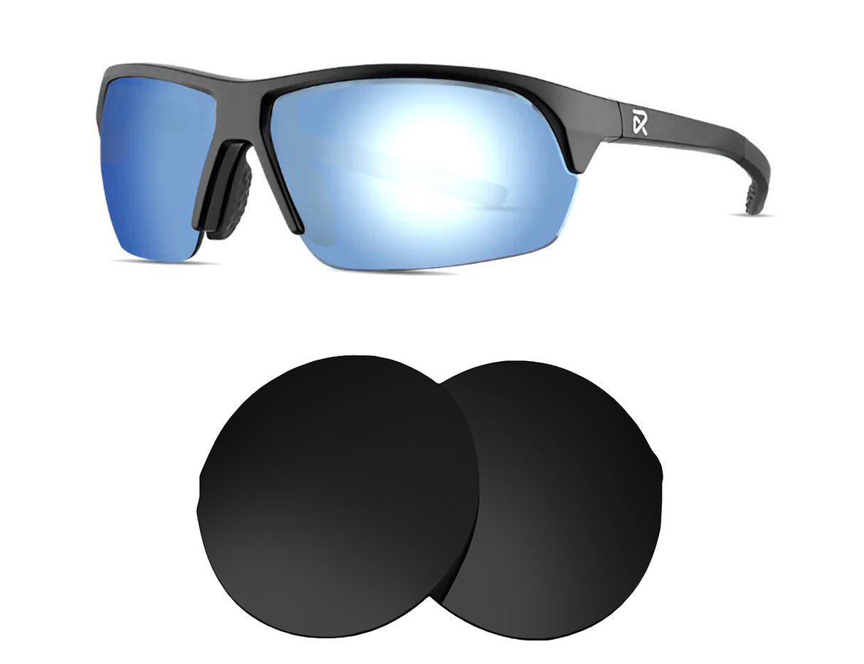 Ria Reflex-Replacement Lenses-Volcanic Black-Non-Polarized-Seek Optics
