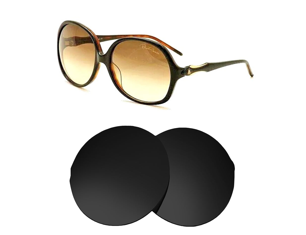 Roberto Cavalli Bougainvillea-Replacement Lenses-Volcanic Black-Non-Polarized-Seek Optics