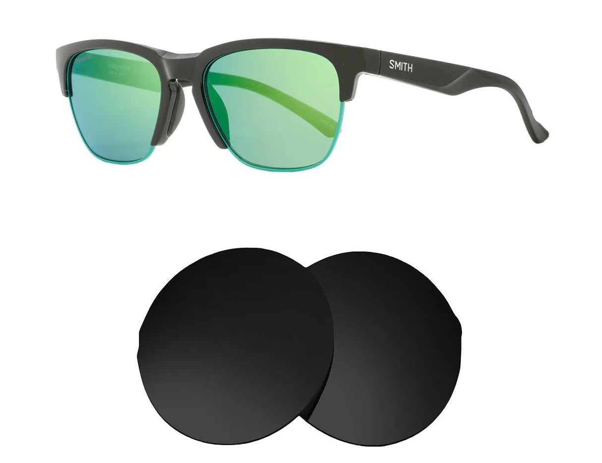 Smith Haywire-Replacement Lenses-Volcanic Black-Non-Polarized-Seek Optics