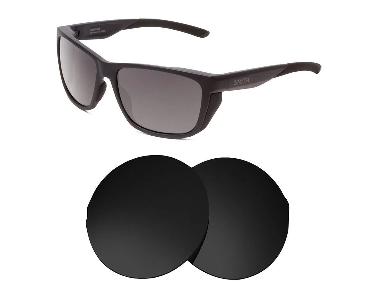 Smith Longfin-Replacement Lenses-Volcanic Black-Non-Polarized-Seek Optics