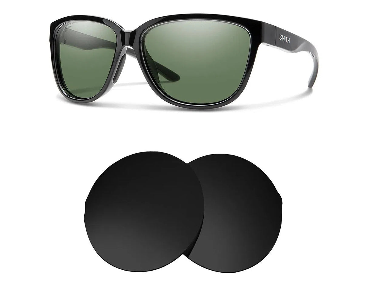 Smith Monterey-Replacement Lenses-Volcanic Black-Non-Polarized-Seek Optics