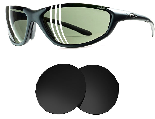 Smith Threshold-Replacement Lenses-Volcanic Black-Non-Polarized-Seek Optics