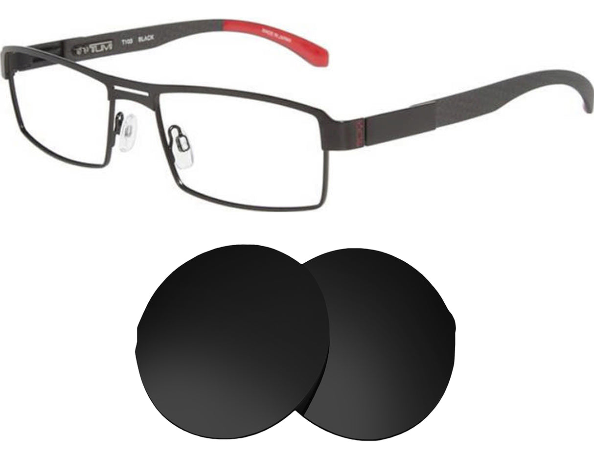 Tumi T103-Replacement Lenses-Volcanic Black-Non-Polarized-Seek Optics