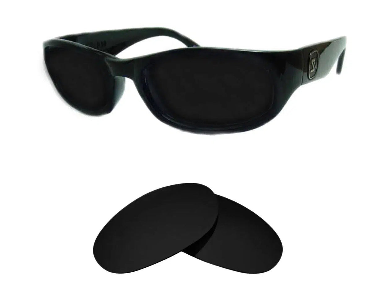 VonZipper Mazzi-Replacement Lenses-Volcanic Black-Non-Polarized-Seek Optics