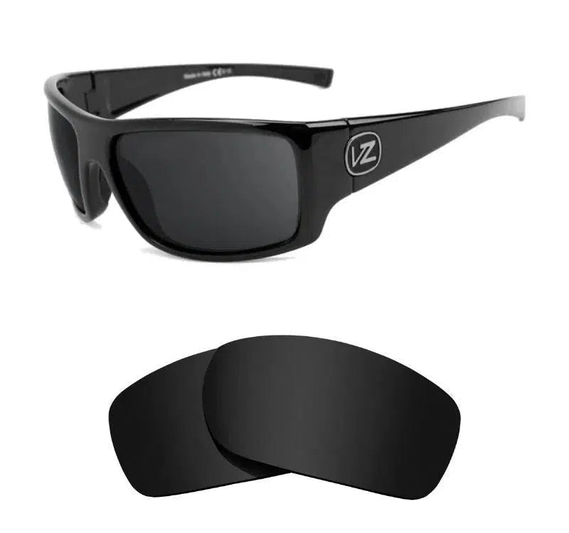 VonZipper Suplex-Replacement Lenses-Volcanic Black-Non-Polarized-Seek Optics