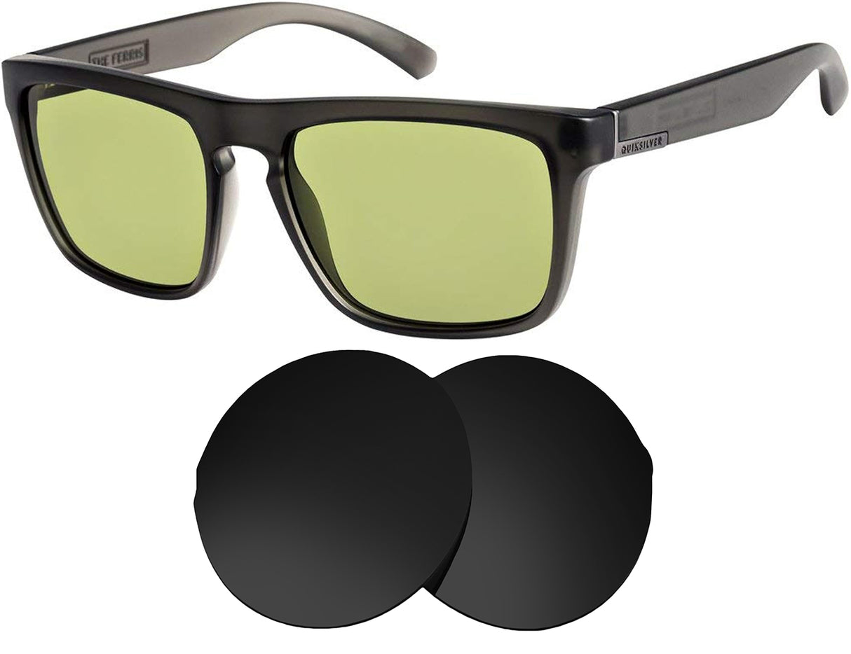 Quiksilver The Ferris-Replacement Lenses-Volcanic Black-Non-Polarized-Seek Optics