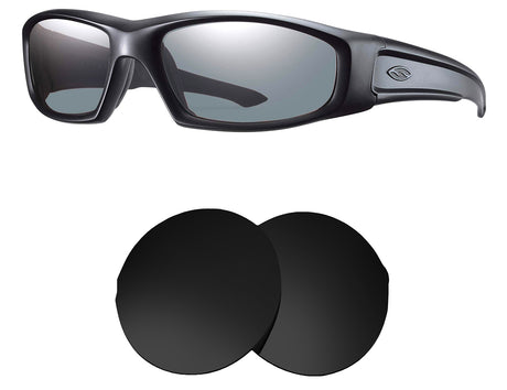 Smith Hudson-Replacement Lenses-Volcanic Black-Non-Polarized-Seek Optics