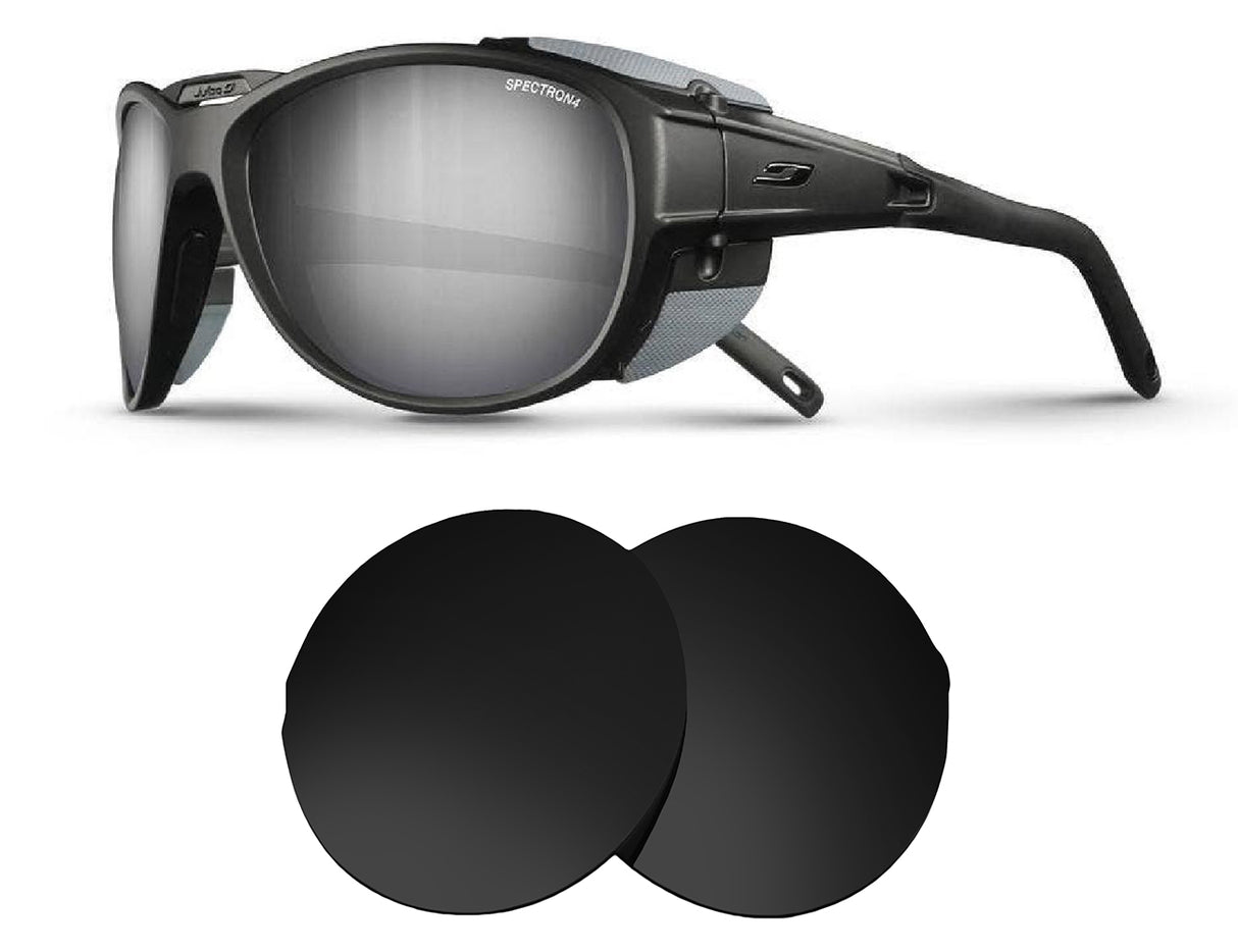 Julbo Explorer-Replacement Lenses-Volcanic Black-Non-Polarized-Seek Optics