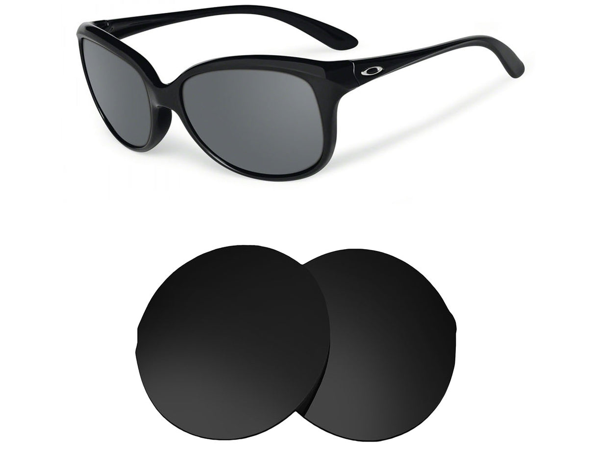 Oakley Pampered OO9160 Series-Replacement Lenses-Volcanic Black-Non-Polarized-Seek Optics