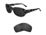 Ray-Ban RB4061 55mm-Replacement Lenses-Volcanic Black-Non-Polarized-Seek Optics