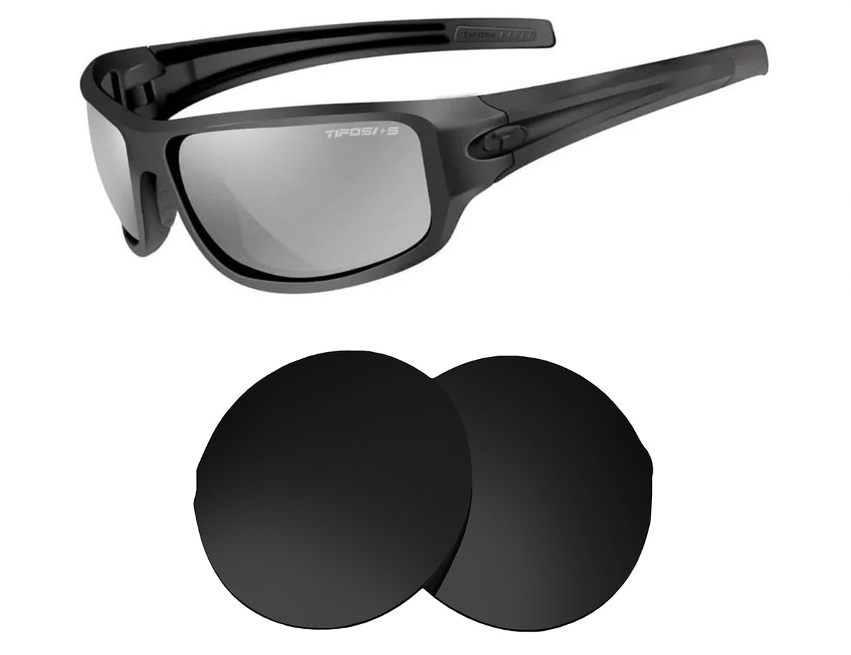 Tifosi Bronx Tactical-Replacement Lenses-Volcanic Black-Non-Polarized-Seek Optics