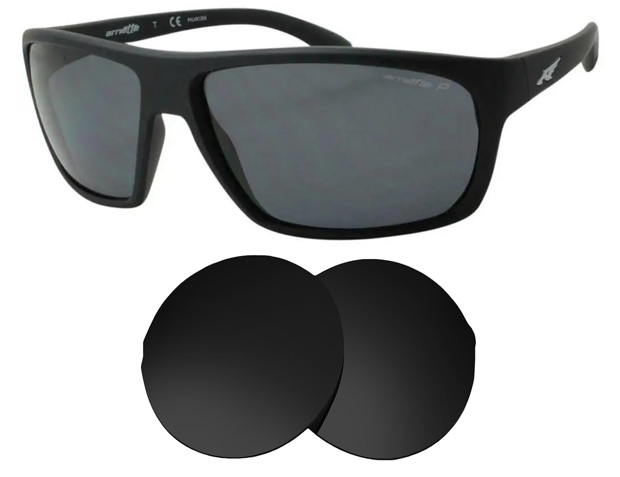 Arnette Burnout AN4225-Replacement Lenses-Volcanic Black-Non-Polarized-Seek Optics