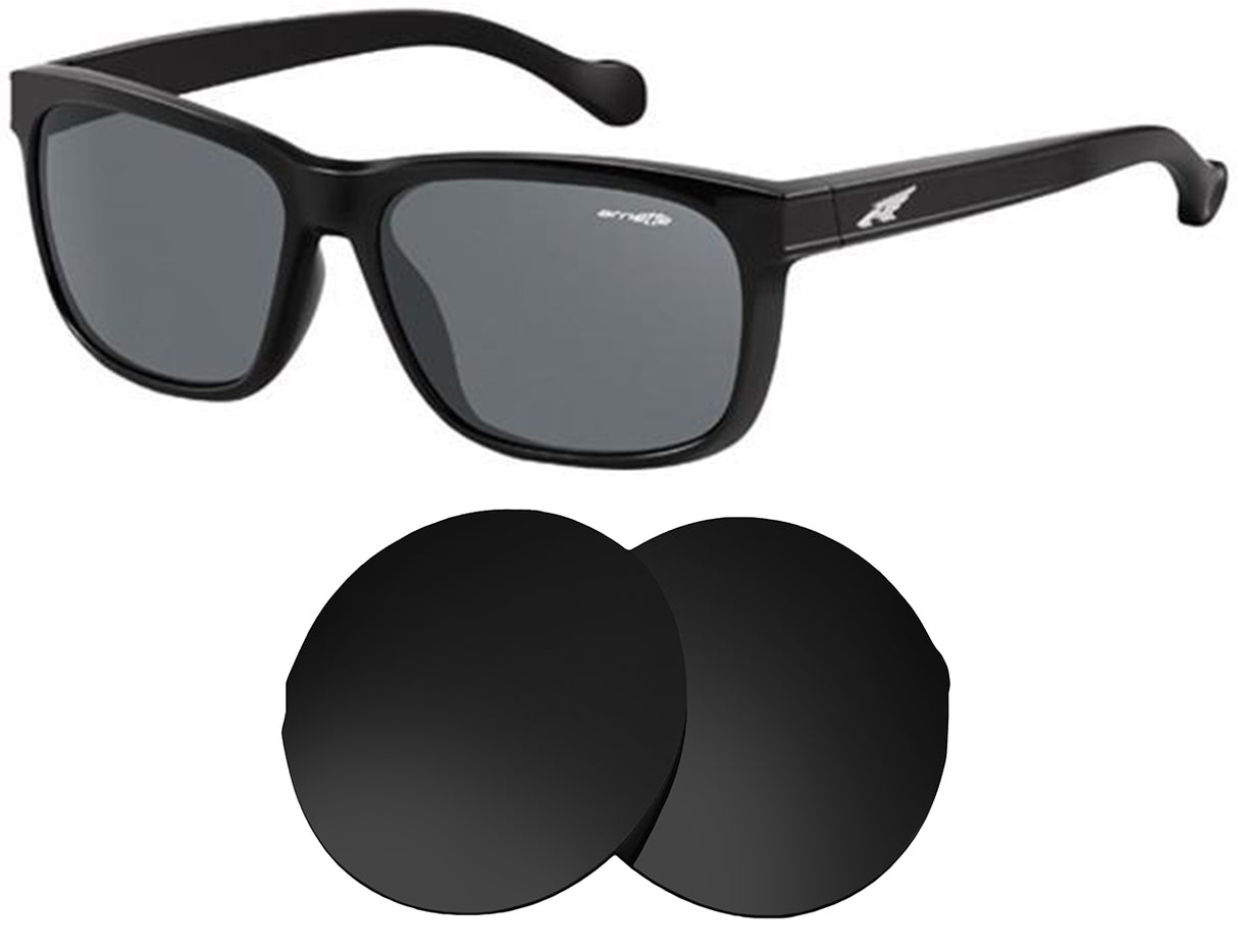 Arnette Slacker AN4196-Replacement Lenses-Volcanic Black-Non-Polarized-Seek Optics