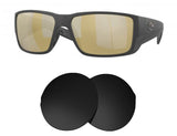 Costa Del Mar Tuna Alley Pro-Replacement Lenses-Volcanic Black-Non-Polarized-Seek Optics