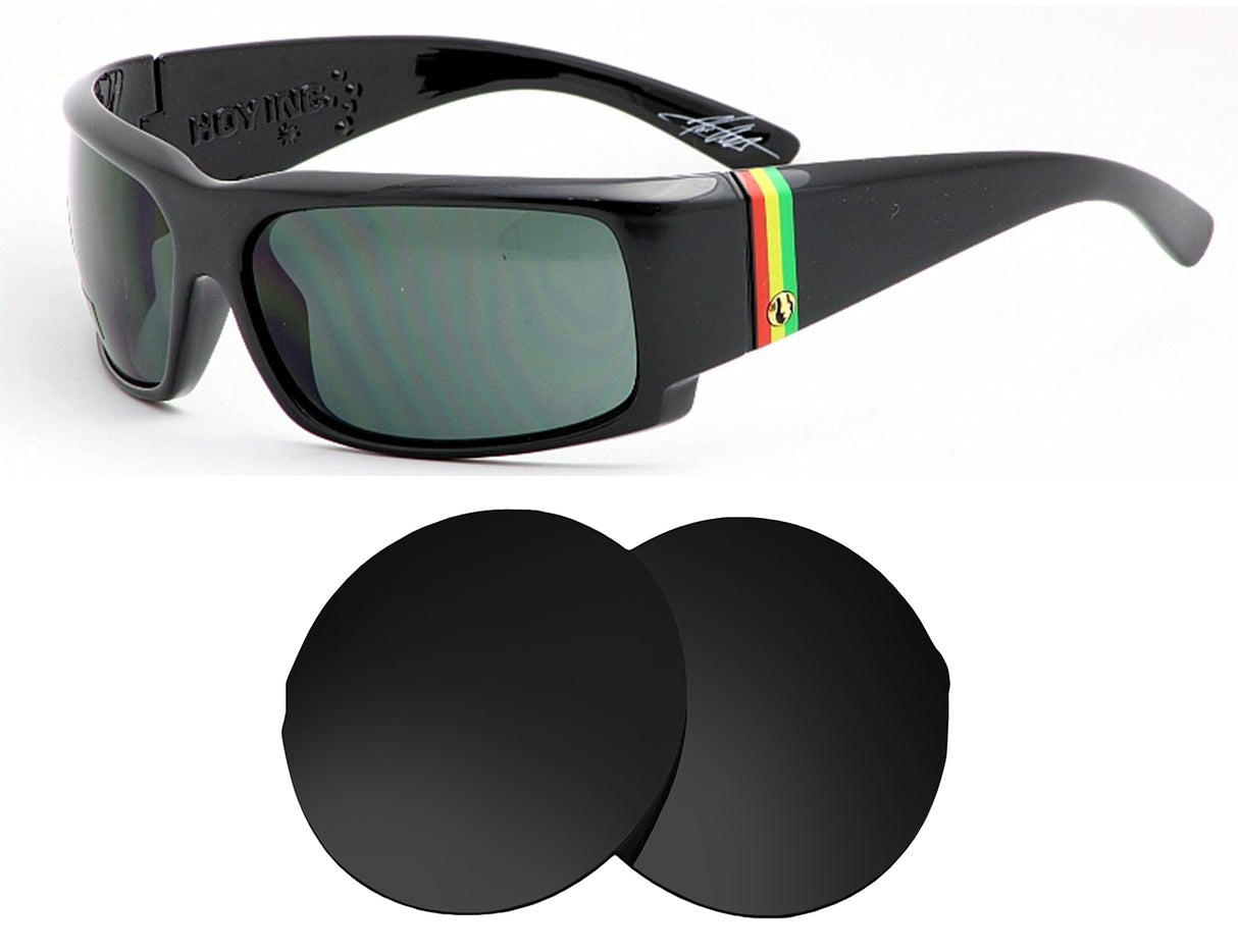 Electric Hoy Inc 64mm-Replacement Lenses-Volcanic Black-Non-Polarized-Seek Optics