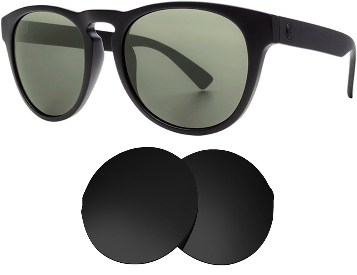 Electric Nashville XL-Replacement Lenses-Volcanic Black-Non-Polarized-Seek Optics