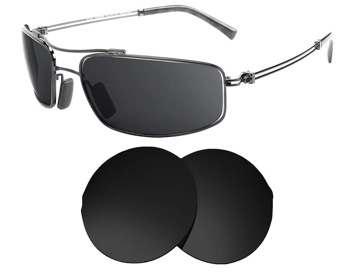 Maui Jim Whaler MJ312-Replacement Lenses-Volcanic Black-Non-Polarized-Seek Optics