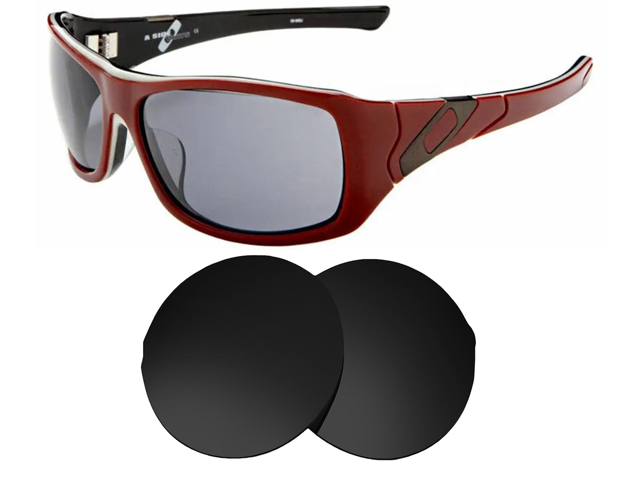 Oakley Sideways-Replacement Lenses-Volcanic Black-Non-Polarized-Seek Optics