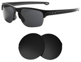Oakley Sliver Edge (Low Bridge Fit)-Replacement Lenses-Volcanic Black-Non-Polarized-Seek Optics