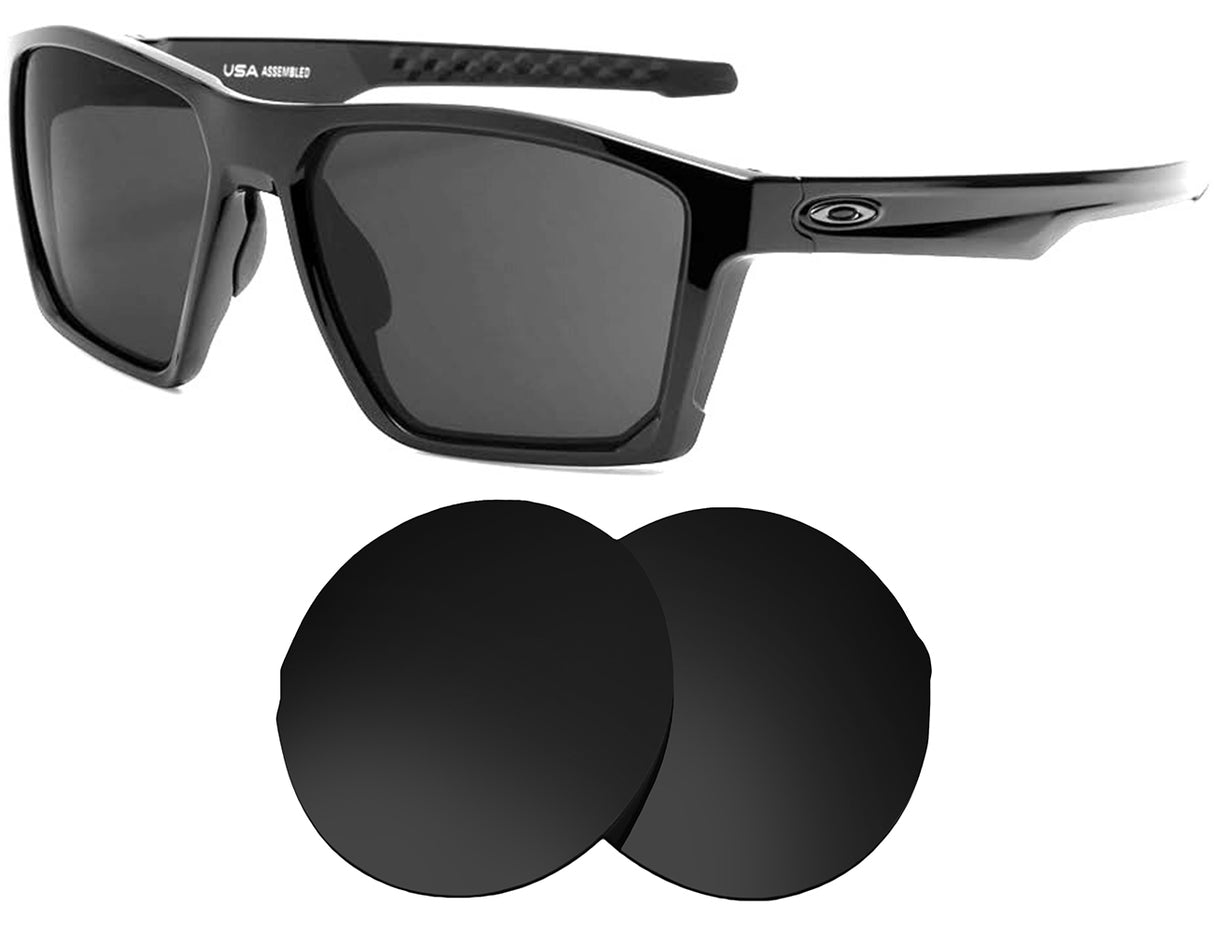 Oakley Targetline (Low Bridge Fit)-Replacement Lenses-Volcanic Black-Non-Polarized-Seek Optics
