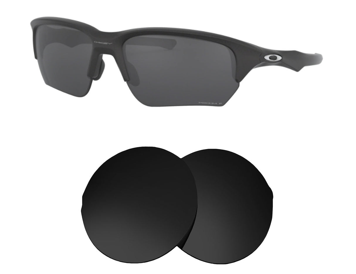 Oakley Flak Beta Asian Fit OO9372 Series-Replacement Lenses-Volcanic Black-Non-Polarized-Seek Optics