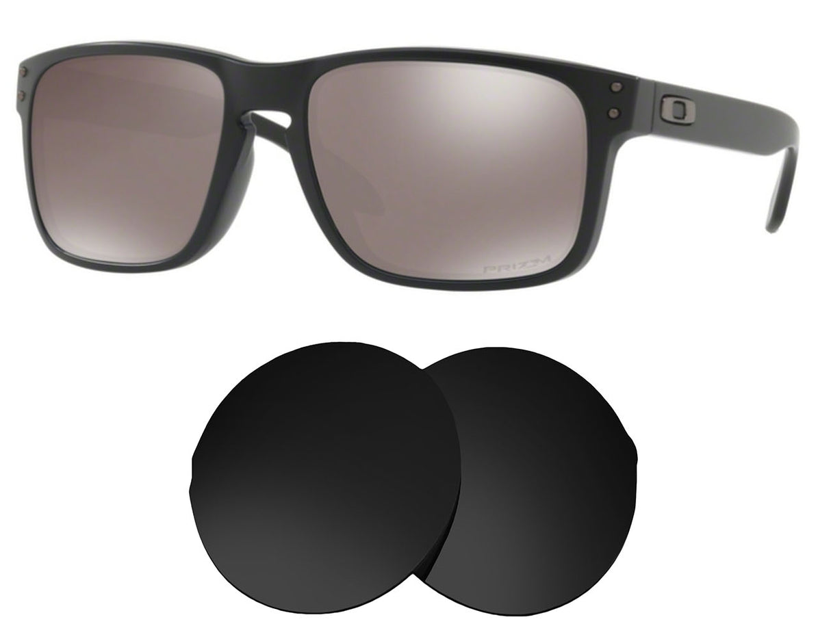 Oakley Holbrook Asian Fit OO9244 Series-Replacement Lenses-Volcanic Black-Non-Polarized-Seek Optics