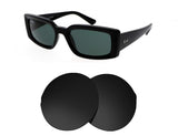 Ray-Ban Kiliane RB4395 54mm-Replacement Lenses-Volcanic Black-Non-Polarized-Seek Optics