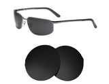 Ray-Ban RB3221 59mm-Replacement Lenses-Volcanic Black-Non-Polarized-Seek Optics