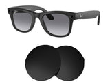 Ray Ban RW4008 Meta Wayfarer 53mm-Replacement Lenses-Volcanic Black-Non-Polarized-Seek Optics