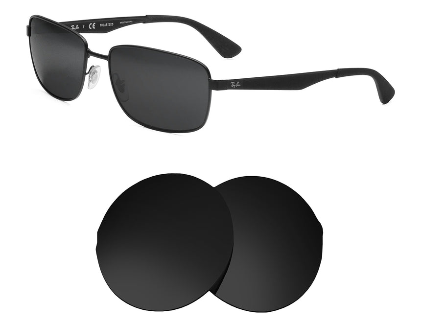 Ray-Ban RB3529 58mm-Sunglass Lenses-Seek Optics