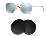 Ray-Ban Hexagonal RB3548N 48mm-Sunglass Lenses-Seek Optics