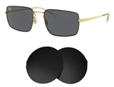 Ray-Ban RB3669 55mm-Replacement Lenses-Volcanic Black-Non-Polarized-Seek Optics