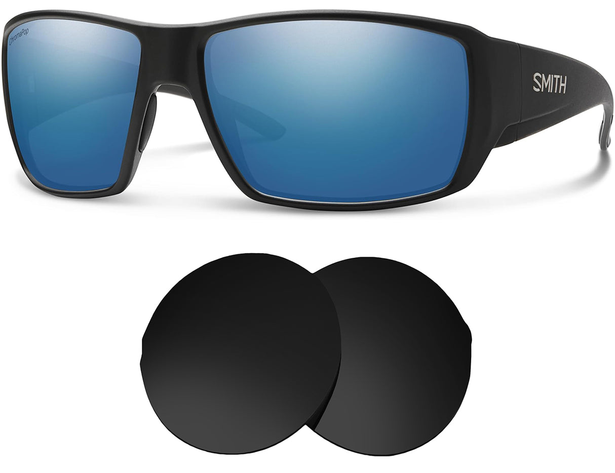 Smith Guide's Choice XL-Replacement Lenses-Volcanic Black-Non-Polarized-Seek Optics