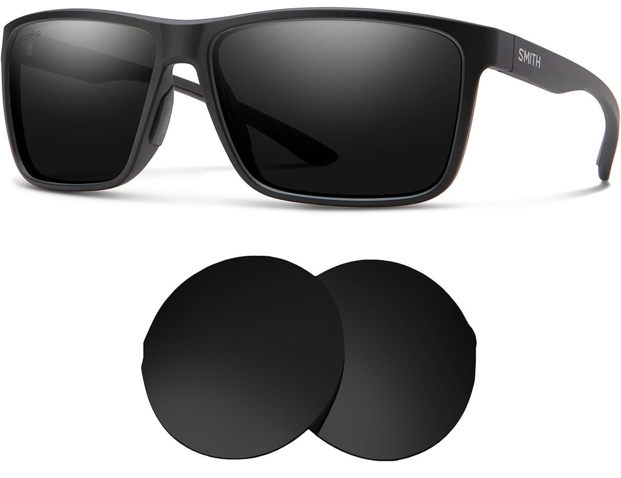 Smith Riptide-Replacement Lenses-Volcanic Black-Non-Polarized-Seek Optics