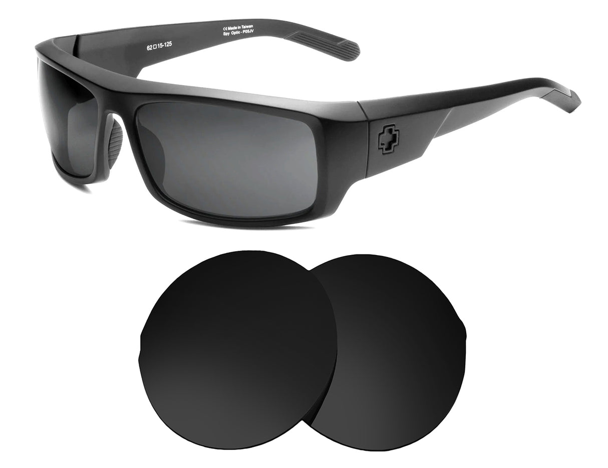Spy Optic Admiral-Replacement Lenses-Volcanic Black-Non-Polarized-Seek Optics