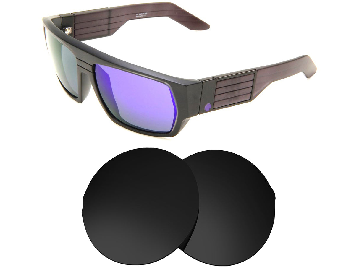 Spy Optic Blok-Replacement Lenses-Volcanic Black-Non-Polarized-Seek Optics