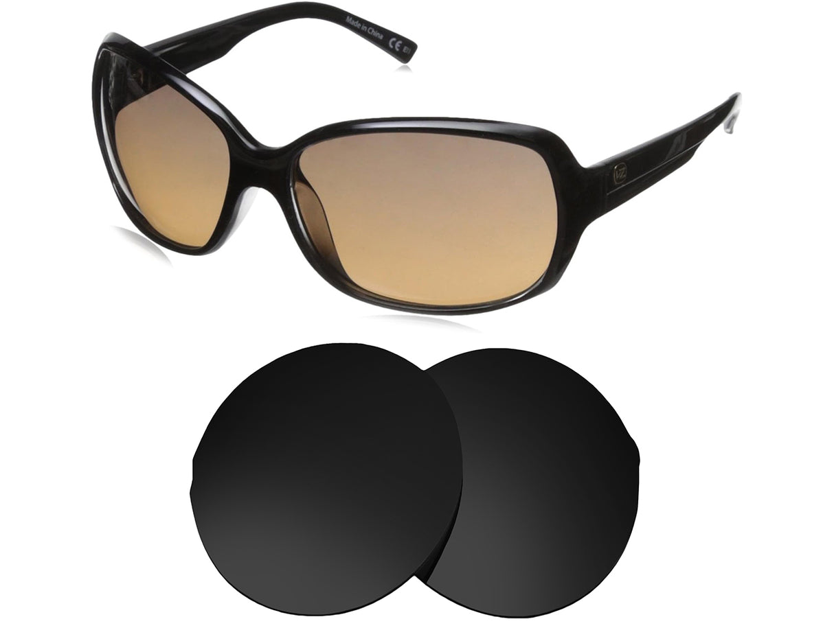 VonZipper Ling Ling-Replacement Lenses-Volcanic Black-Non-Polarized-Seek Optics